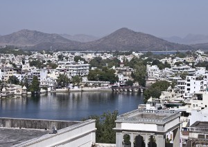 Lake Pichola, in the heart of Udaipur.