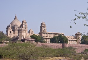 The 20-century Umaid Bhawan Palace in Jodhpur.